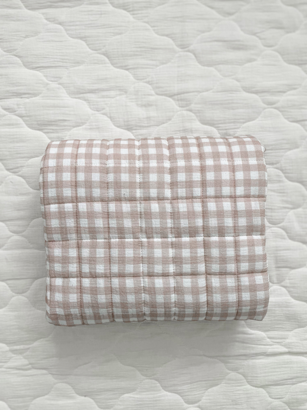 Cot quilt - Gingham